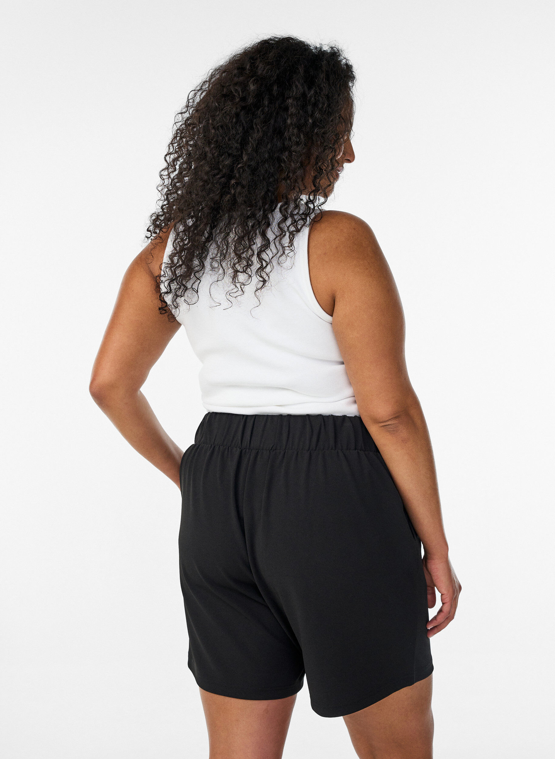 ZizzifashionShorts with pockets and loose fit, Black, Model image number 2