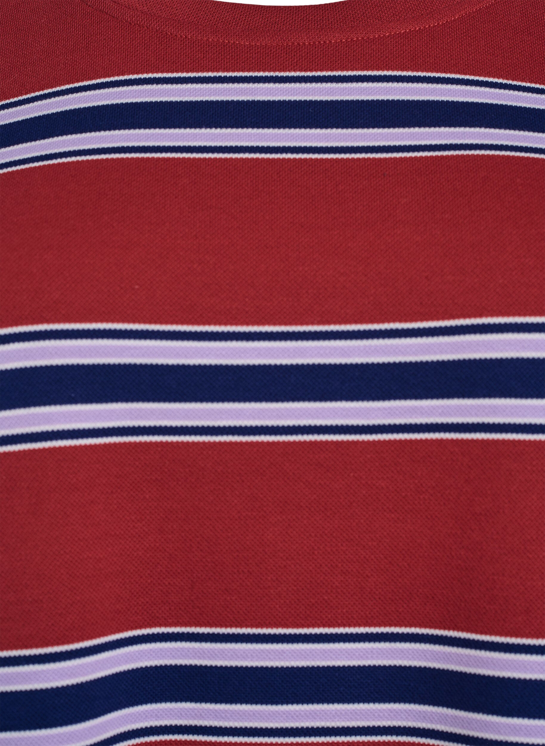 Zizzifashion Jersey blouse with wide stripes, Red, Packshot image number 2