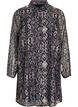 Long shirt with snake print, Dark Grey, Packshot image number 0