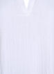 Short A-line dress in cotton muslin, White, Packshot image number 2