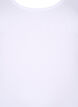 Cotton basic top, White, Packshot image number 2
