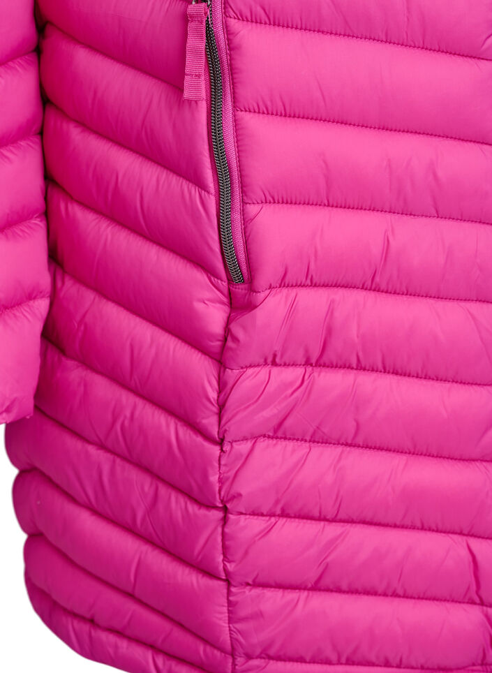 Lightweight jacket with pockets and a detachable hood, Rose, Packshot image number 3