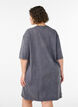Loose T-shirt dress with a washed look, Grey, Model image number 2