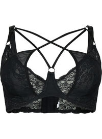 Full cover bra with string and lace