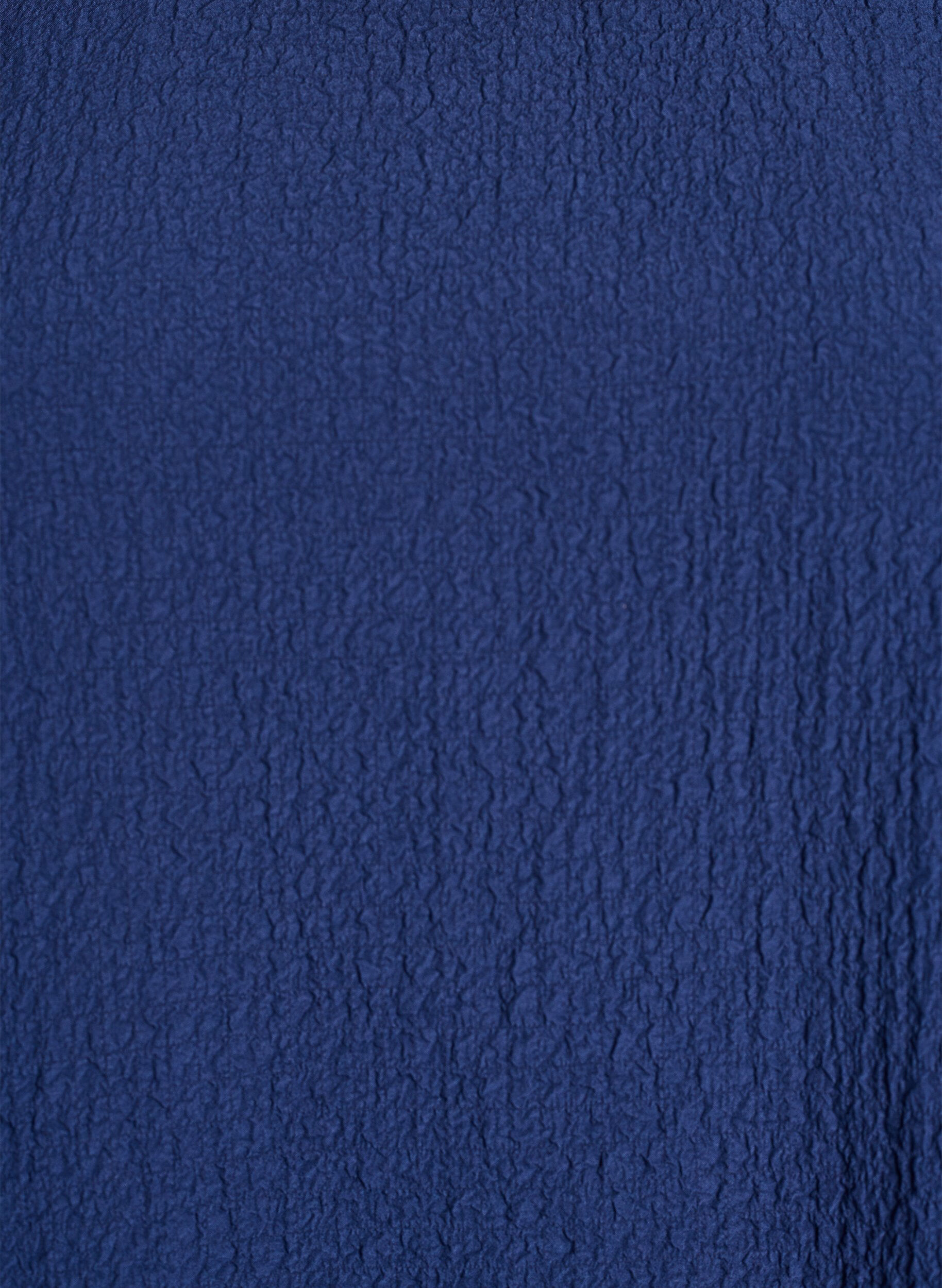 ZizzifashionShort dress with a crinkled texture and short sleeves, Blue, Packshot image number 2