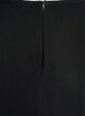 Tunic in viscose with lace detail, Black, Packshot image number 3