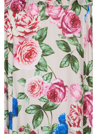 Floral midi dress with ruffles, Bright Flower , Packshot image number 2