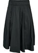 Wide A-line midi skirt, Black, Packshot image number 0