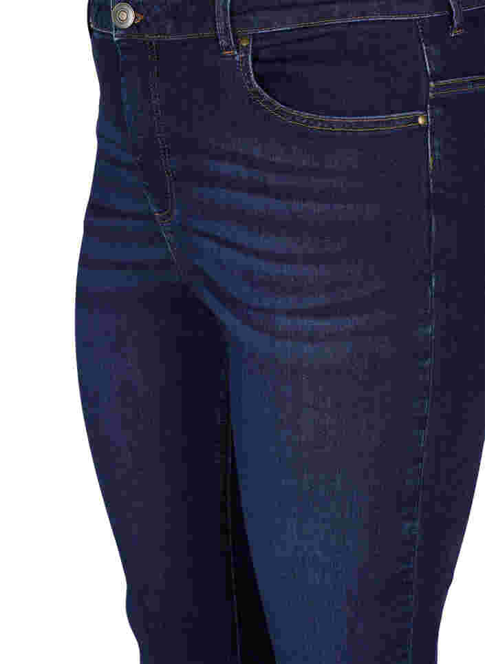 Ellen bootcut jeans with high waist, Dark blue, Packshot image number 2