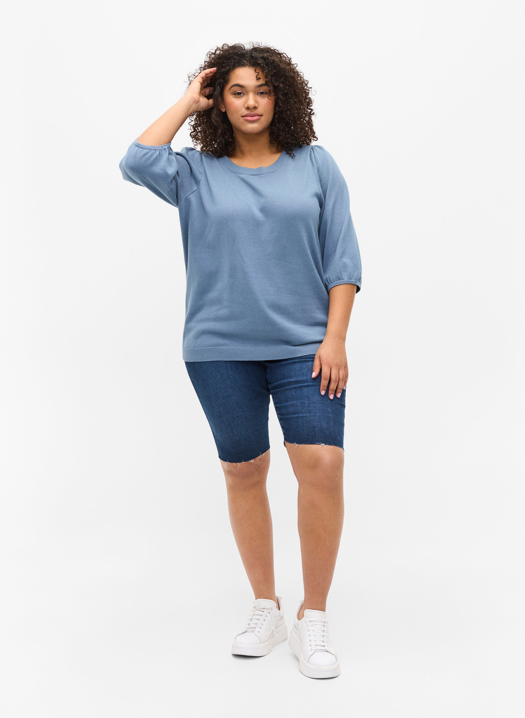 Women's Plus size Denim shorts 