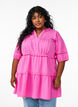 A-shape tunic with ruffles, Pink, Model image number 0