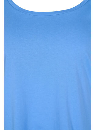 Basic cotton blouse 2-pack, Ultramarine/White, Packshot image number 2