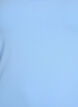 Solid color basic top in cotton, Light Blue, Packshot image number 2