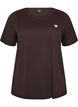 T-shirt with motif, Brown, Packshot image number 0