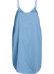 FLASH - Midi-length cotton strap dress, Blue, Packshot image number 1