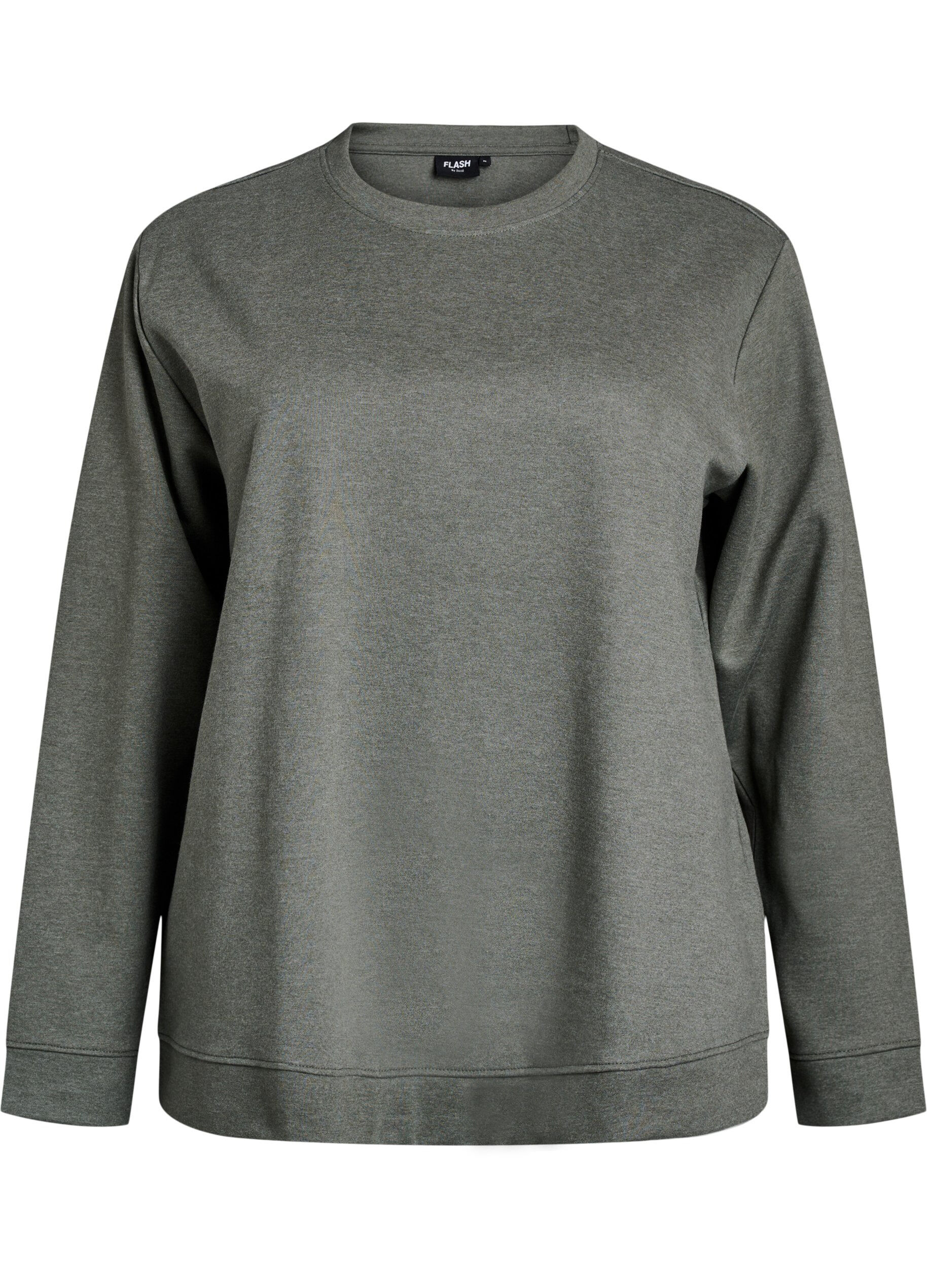 Sweatshirt with crew neck