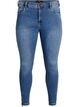 Cropped Amy jeans with zipper detail, Blue, Packshot image number 0