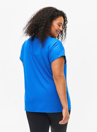 Short-sleeved workout t-shirt, Princess Blue, Model image number 1