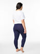 Basic viscose leggings, Blue, Model image number 2