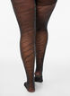 Tights with glitter zebra and 30 denier, Black, Packshot image number 2