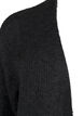 FLASH - Ribbed cardigan with slits, Dark Grey Melange, Packshot image number 2