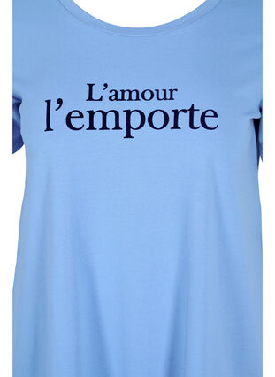 Short-sleeved t-shirt with print, Ultramarine / N.Sky, Packshot image number 2