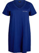 Organic cotton nightdress with V-neck, Blue, Packshot image number 0