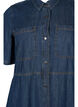 Denim shirt dress with short sleeves, Blue, Packshot image number 2