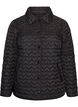 Lightly padded jacket with decorative quilting, Black, Packshot image number 0