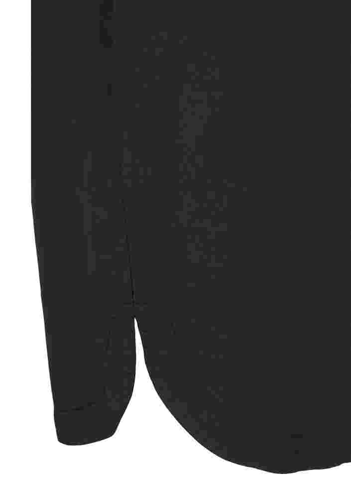 Loose Bermuda shorts with smock, Black, Packshot image number 3
