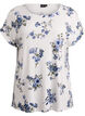 T-shirt with floral print, Vanilla, Packshot image number 0