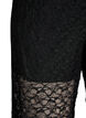 Sheer wide-leg lace trousers, Black, Packshot image number 2