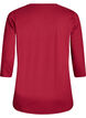Workout top with 3/4 sleeves, Red, Packshot image number 1