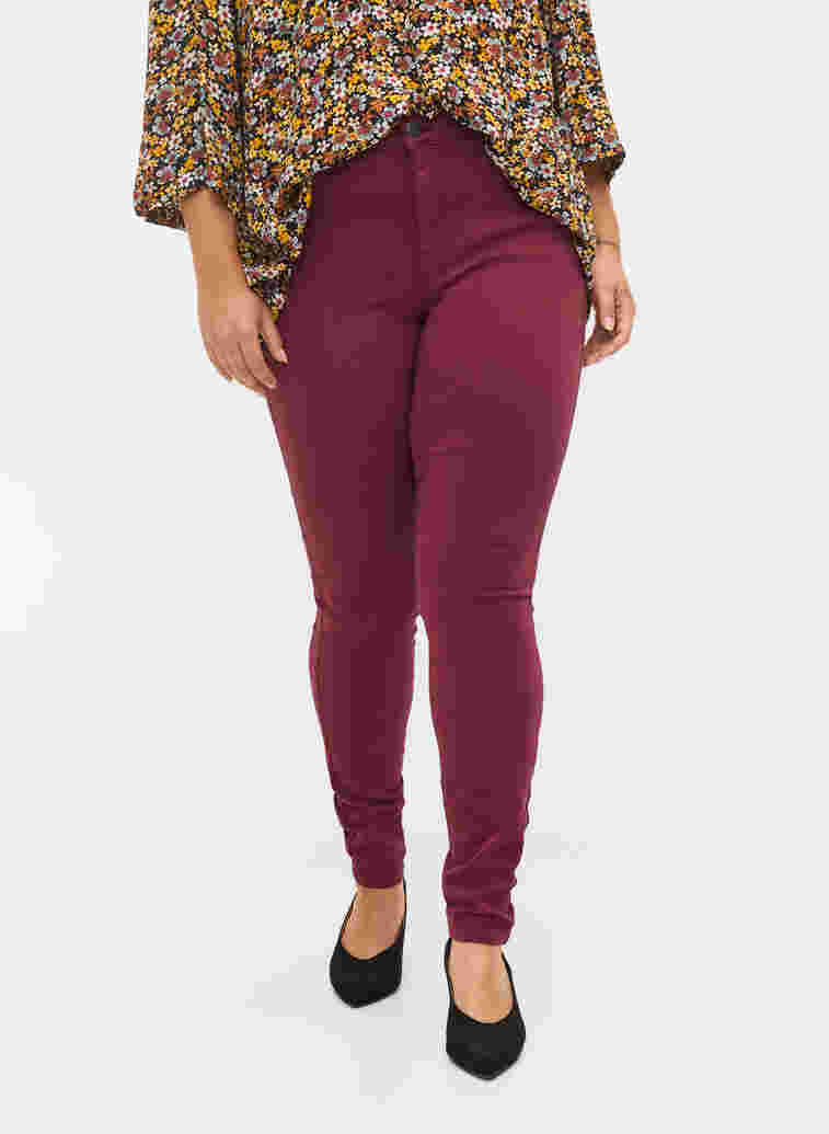 Super slim Amy jeans with high waist, Port Royal, Model image number 2