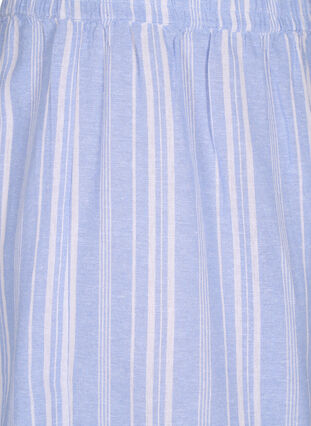 Striped shorts in a linen-viscose blend, Serenity Wh.Stripe, Packshot image number 2