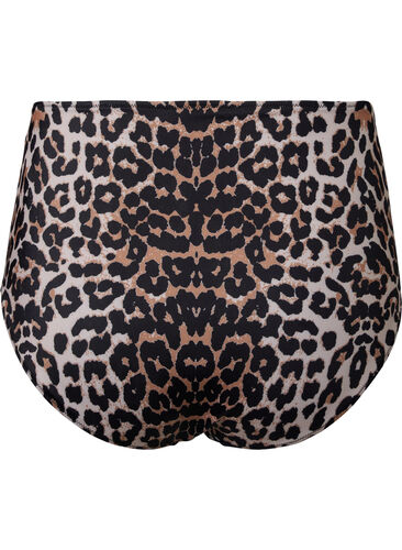 High-waisted bikini bottoms with print, Leo, Packshot image number 1