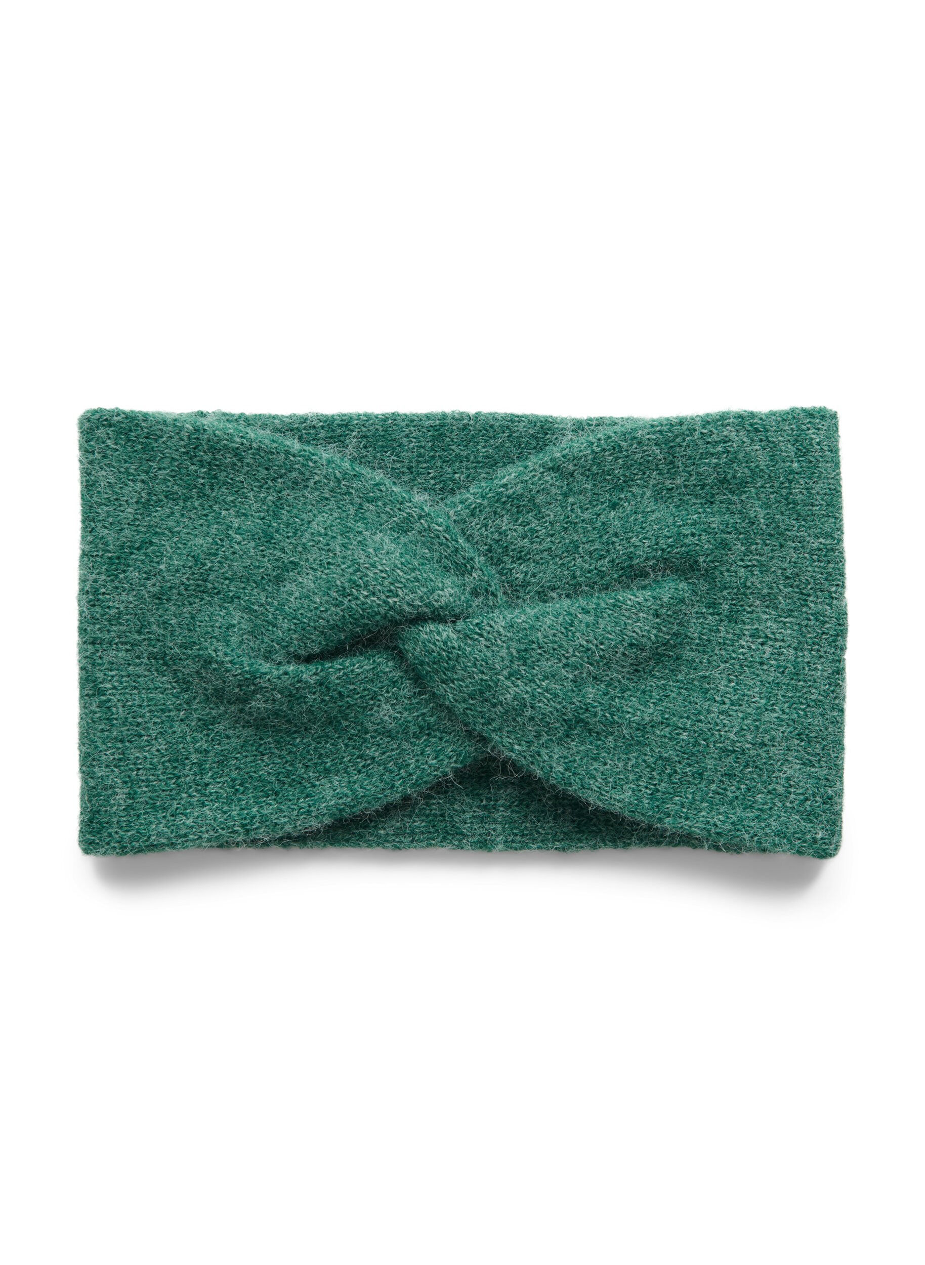 Zizzifashion Knitted headband, Evergreen Melange, Packshot image number 0