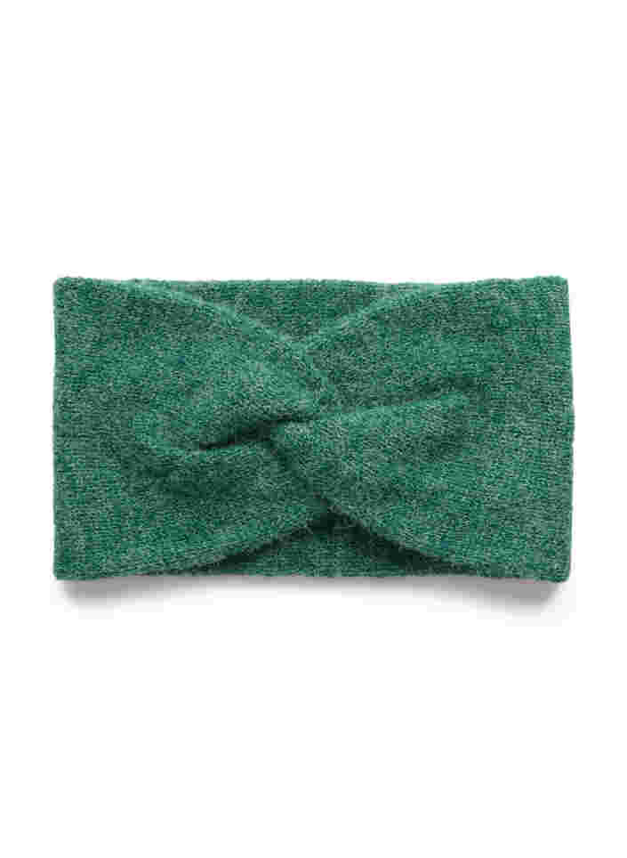 Knitted headband, Evergreen Melange, Packshot image number 0