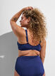 Full cover bikini top with underwire, Blue, Model image number 2