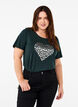 FLASH - T-shirt with motif, Green, Model image number 0