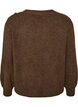Knit blouse with button detail, Brown, Packshot image number 1