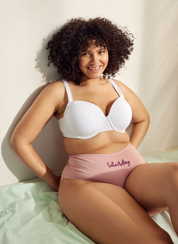 Bra with moulded cups and underwire, Bright White, Image image number 0