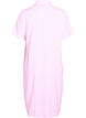 Long shirt dress with short sleeves, Pink, Packshot image number 1