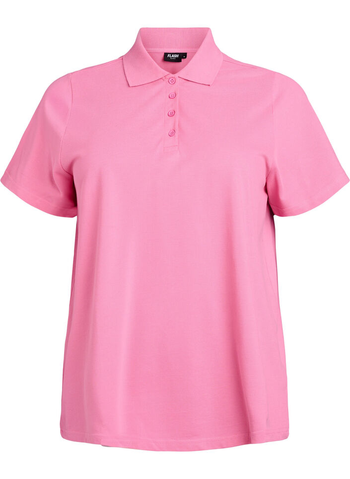 FLASH - Polo shirt with short sleeves, Pink, Packshot image number 0