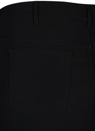 Long skirt with slit in front, Black, Packshot image number 4