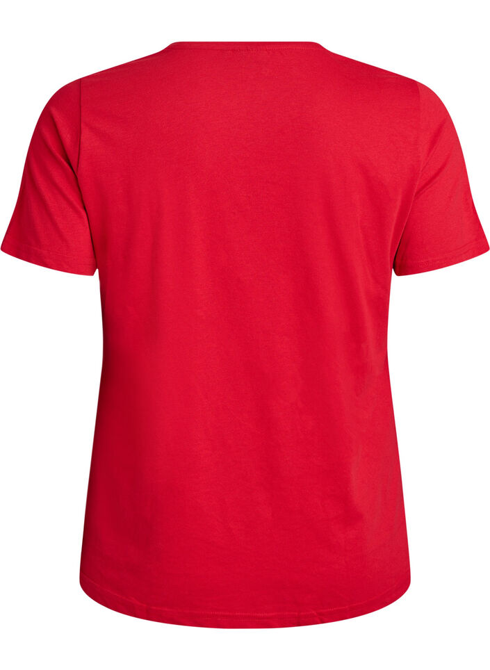 FLASH - T-shirt with motif, Red, Packshot image number 1