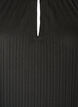 Jersey tunic with textured stripes, Black, Packshot image number 2