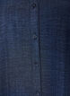 Loose shirt with V-neck, Blue, Packshot image number 2
