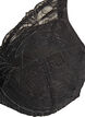 Padded lace bra with underwire, Black, Packshot image number 2