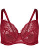 Underwire lace bra, Rhubarb, Packshot image number 0